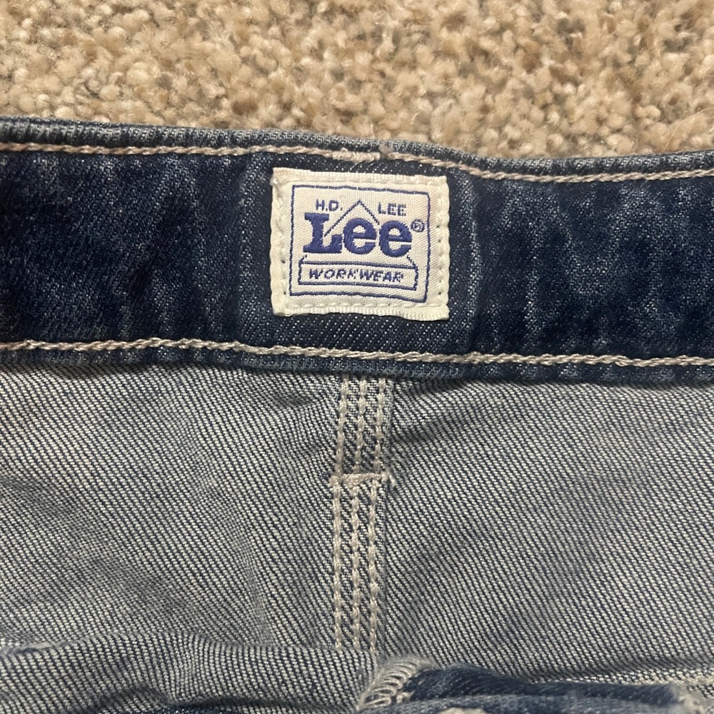 Lee VTG Mini Denim Cargo Jean Skirt - Picture 3 of 4
